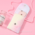 Children Portable Cute Design Daily Use Unicorn Plush Shoulder Bag For Girls